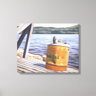 A Day at the Lake 1996 Canvas Print