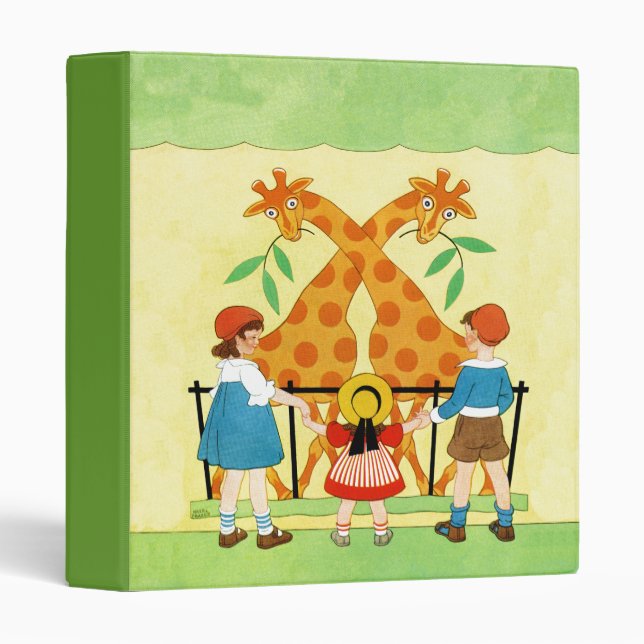 A Day At The Zoo 3 Ring Binder (Front/Spine)