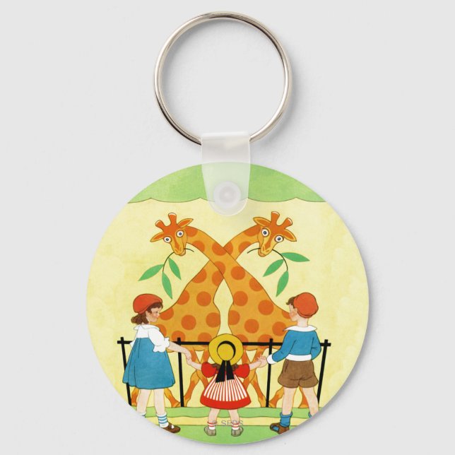 A Day At The Zoo Keychain (Front)
