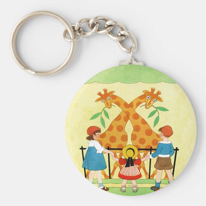 A Day At The Zoo Keychain