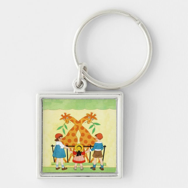 A Day At The Zoo Keychain (Front)
