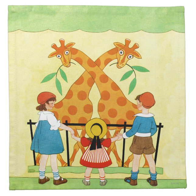 A Day At The Zoo Napkin (Front)