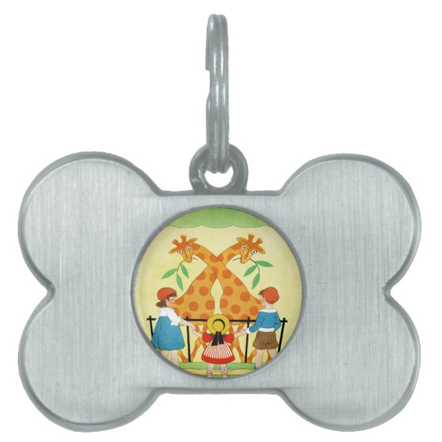 A Day At The Zoo Pet Name Tag (Front)