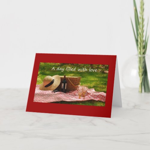 A DAY FILLED WITH LOVE _ PICNIC IN THE PARK CARD
