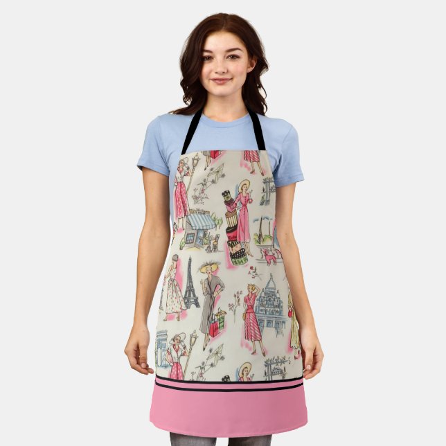 A Day in Paris Apron (Worn)