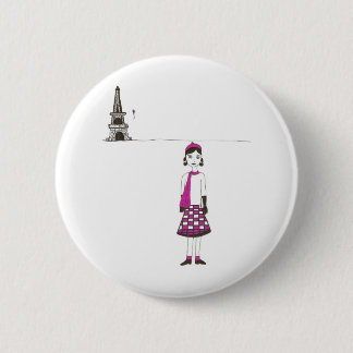 A day in Paris France Button