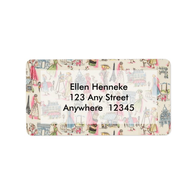 A Day in Paris Label (Front)