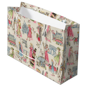 A Day in Paris Large Gift Bag