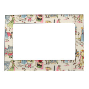 A Day in Paris Magnetic Photo Frame