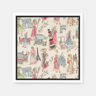 A Day in Paris Paper Napkins