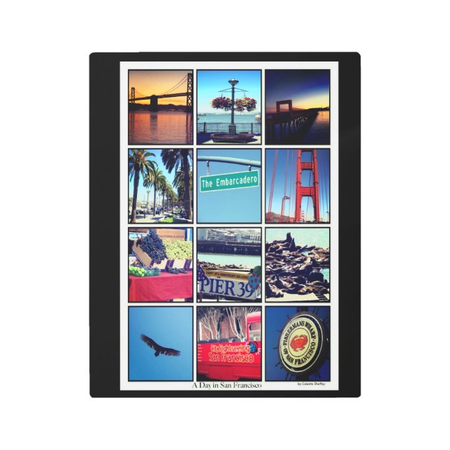 A Day in San Francisco Metal Print (Front)