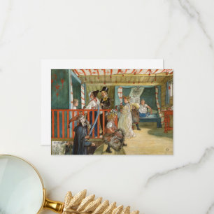 A Day of Celebration by Carl Larsson Thank You Card