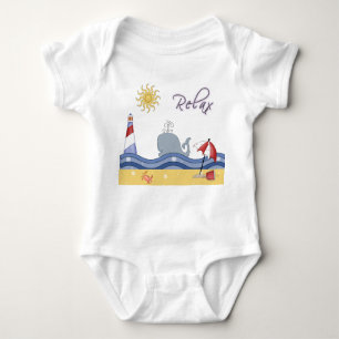 A Day Of Fun At The Beach Baby Bodysuit