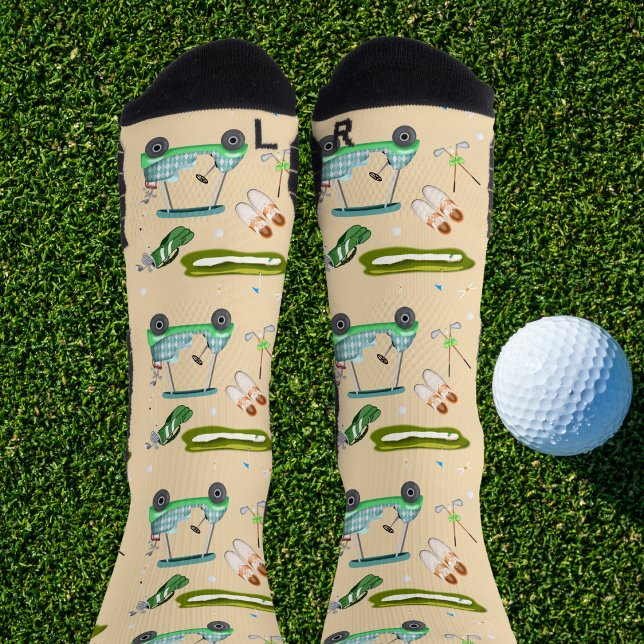 A Day Of Golfing Pattern Socks (Creator Uploaded)