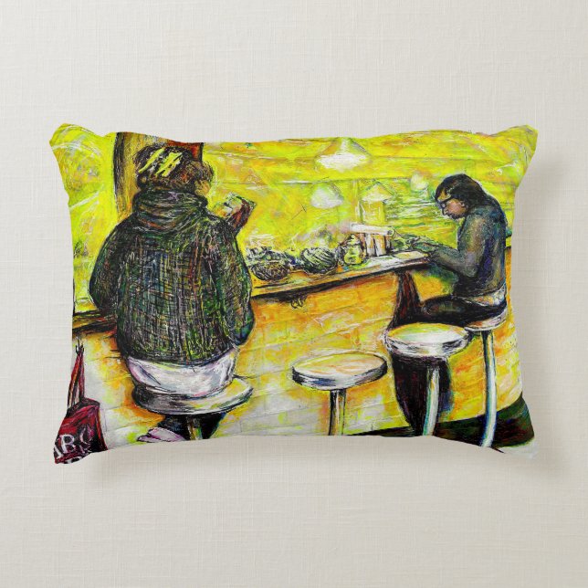 A Day Off from Crazy Accent Pillow (Front)