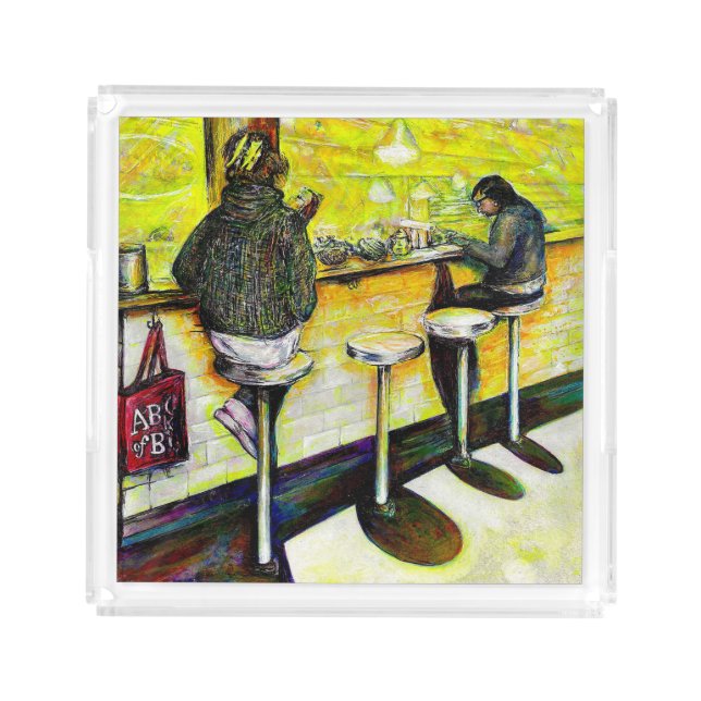 A Day Off from Crazy Acrylic Tray (Front)