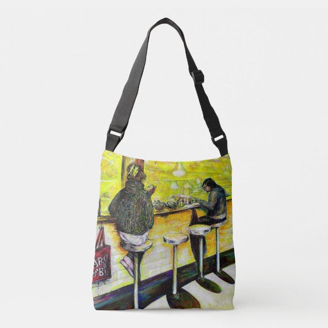 A Day Off from Crazy Crossbody Bag (Front)