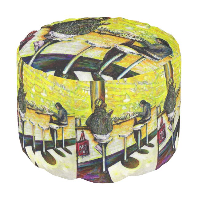 A Day Off from Crazy Pouf (Angled Back)