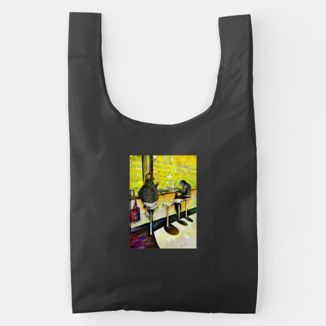 A Day Off from Crazy Reusable Bag (Front)