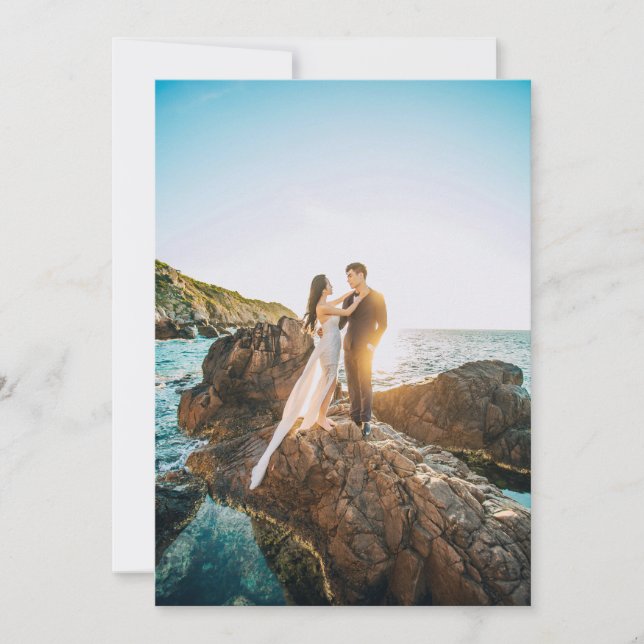 A Day to Remember – Wedding Invitation with Heart  (Front)