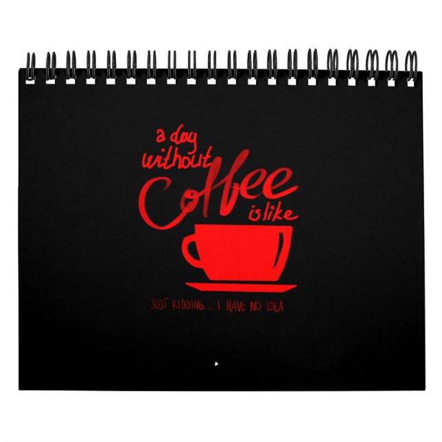 A day without a coffee calendar (Cover)
