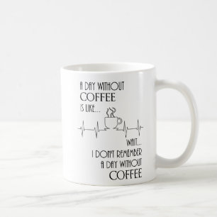 A Day Without Coffee, Wait.... Coffee Mug