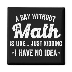 a day without math is like just kidding i have no magnet