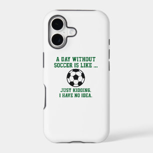 A Day Without Soccer iPhone 17 Case