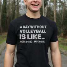A Day Without Volleyball Is Like Funny Volleyball