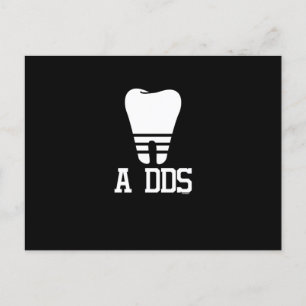 A DDS Funny Dentist a DDS Dental Student Humorous Holiday Postcard