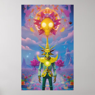 A Dead and Grateful Baphomet Poster