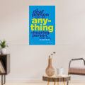 A deaf person can to anything… ASL poster | Zazzle