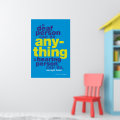 A deaf person can to anything… ASL poster | Zazzle