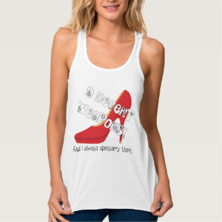 a Decent Weapon - High heels Tank Top