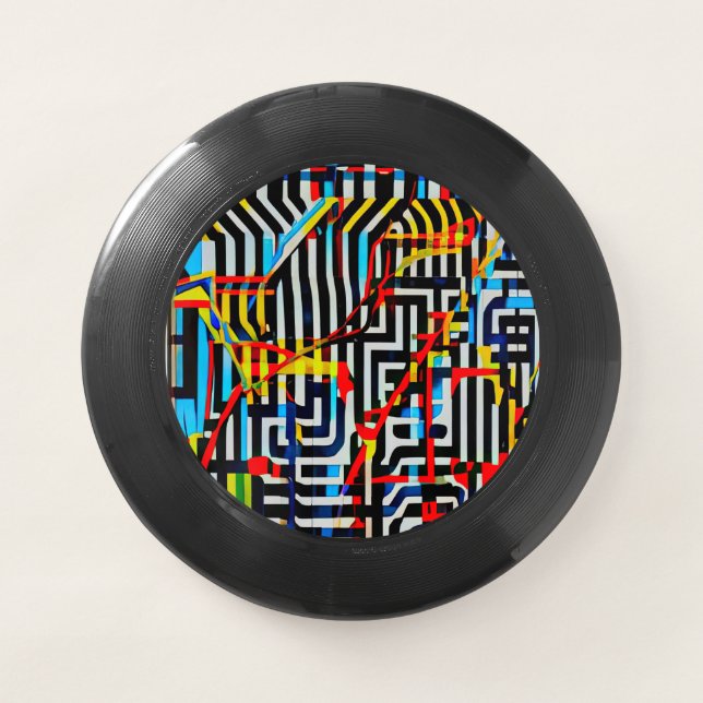 A Decorated Wham-O frisbee. Frisbee (Front)