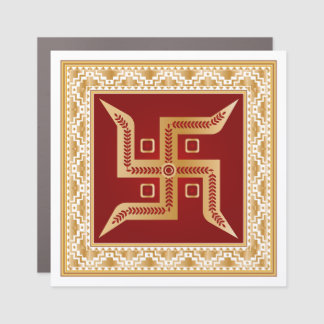 A decorative magnet for car Diwali, home