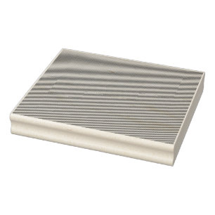 A decorative paisley design with vivid red and pin rubber stamp