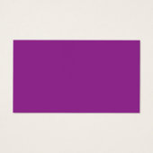 A deep purple background accented by a bright whit (Front)