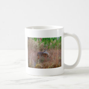 A Deer in the Tall Grass Coffee Mug