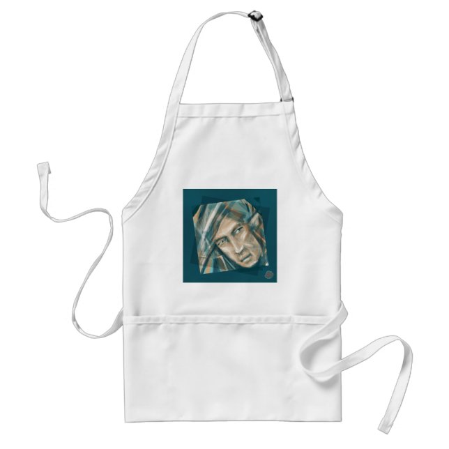 A Defiant Green Elf Adult Apron (Front)