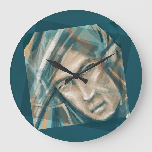 A Defiant Green Elf Large Clock (Front)