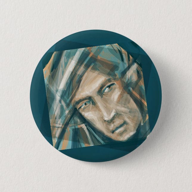 A Defiant Green Elf Pinback Button (Front)