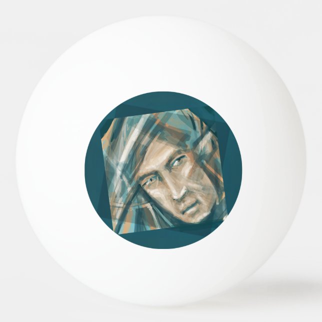 A Defiant Green Elf Ping-Pong Ball (Front)