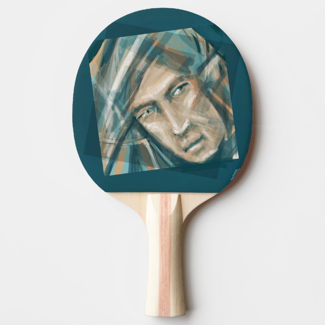 A Defiant Green Elf Ping Pong Paddle (Front)