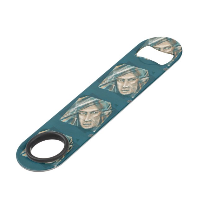 A Defiant Green Elf Speed Bottle Opener (Front Angled)