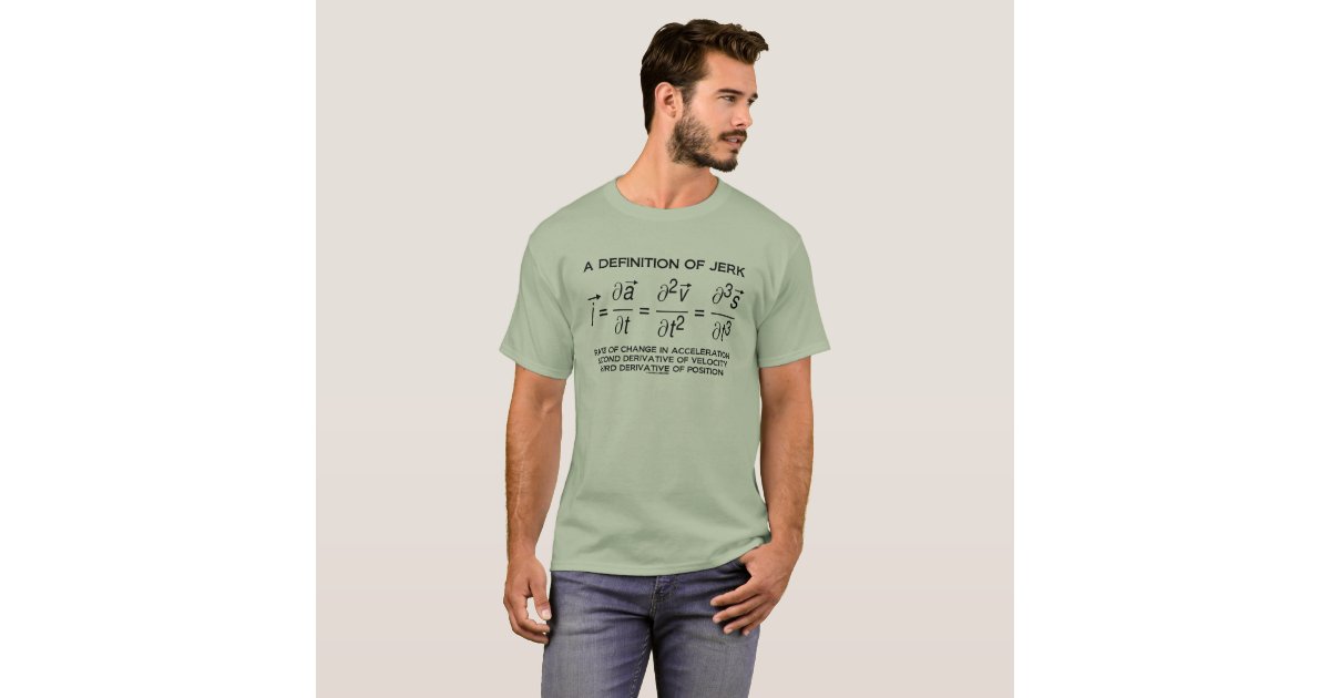 A Definition Of Jerk (Physics Equation Humor) TShirt