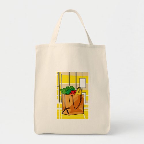 A delightful reusable Grocery Tote Tote Bag