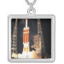 A Delta IV Heavy rocket lifts off Silver Plated Necklace