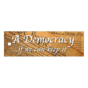 A Democracy If We Can Keep It Ruler