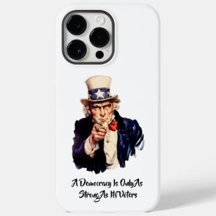 A Democracy Is Only As Strong As Its Voters Case-M Case-Mate iPhone 14 Pro Max Case